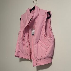 Pink Puffer Vest